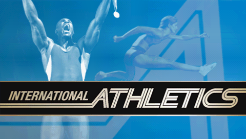 International Athletics title screen for PSP